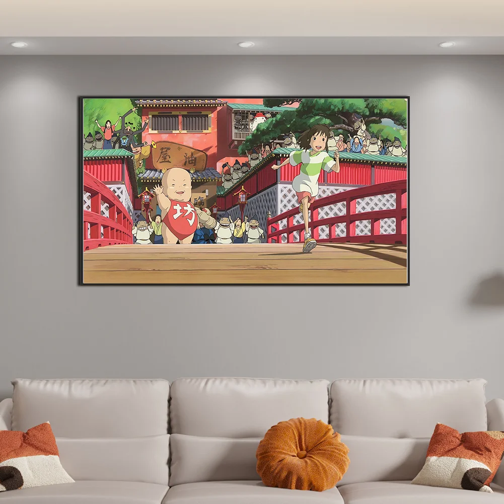 Diamond Painting - Full Round Drill - Spirited Away(Canvas|70*40cm)