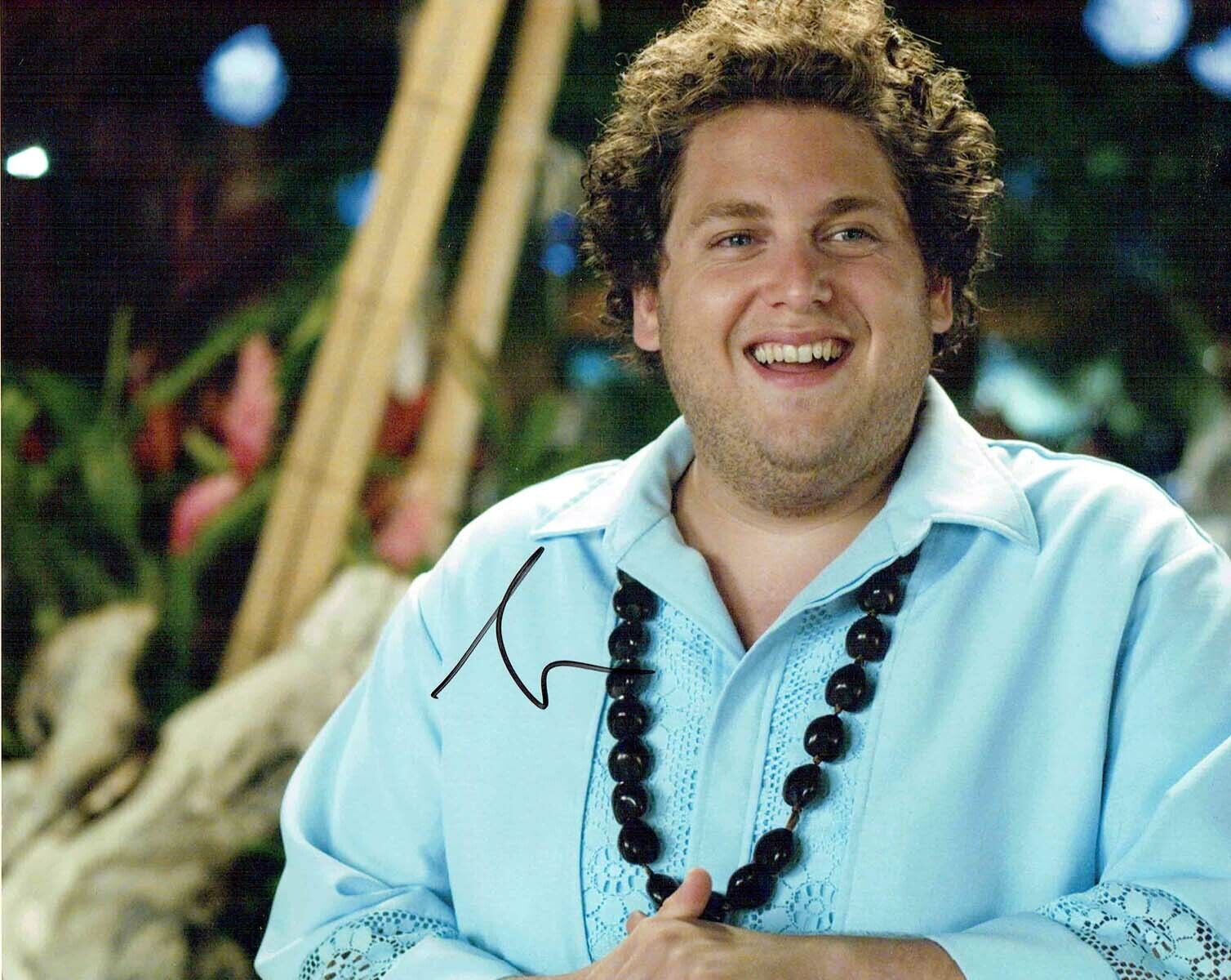 Jonah HILL SIGNED Autograph 10x8 Photo Poster painting SUPERBAD Actor Seth AFTAL COA