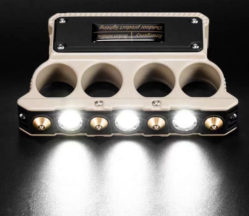 Self-defense tactical flashlight, outdoor multi-functional finger light