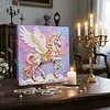 DIY Pearl Painting Unicorn for Home Wall Decor with Frame(25x25cm)
