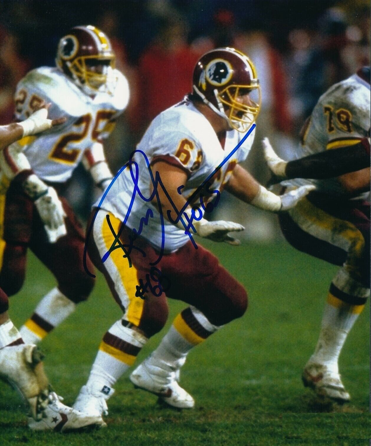 Russ Grimm Autographed Signed 8x10 Photo Poster painting ( HOF Redskins ) REPRINT