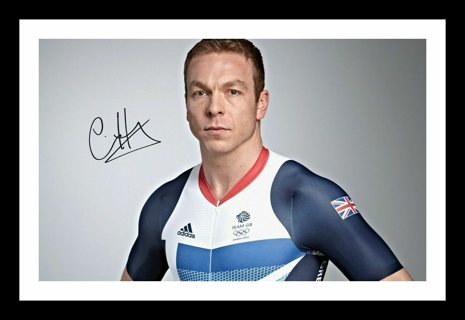 Chris Hoy Autograph Signed & Framed Photo Poster painting