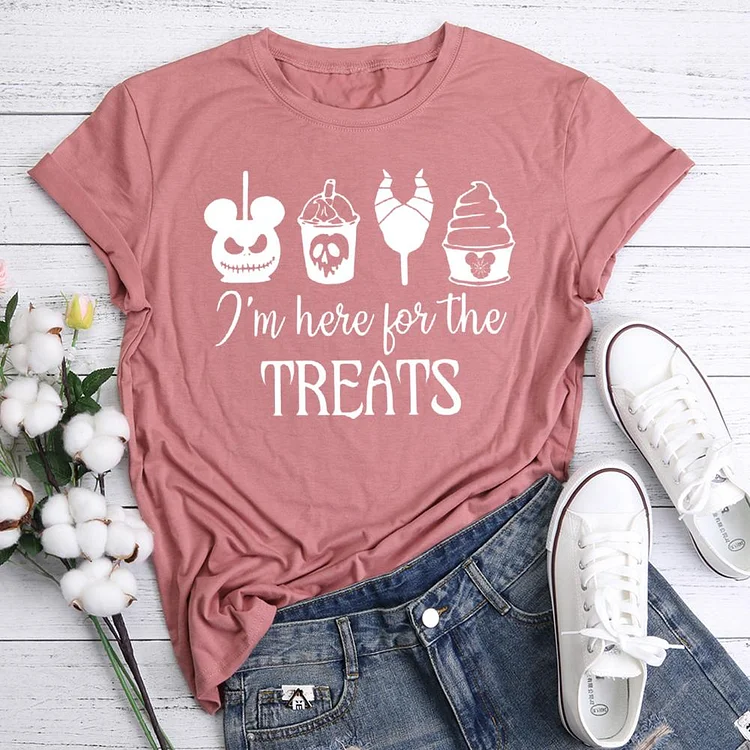 I'm Here For The Treats Halloween  T-Shirt Tee-05467