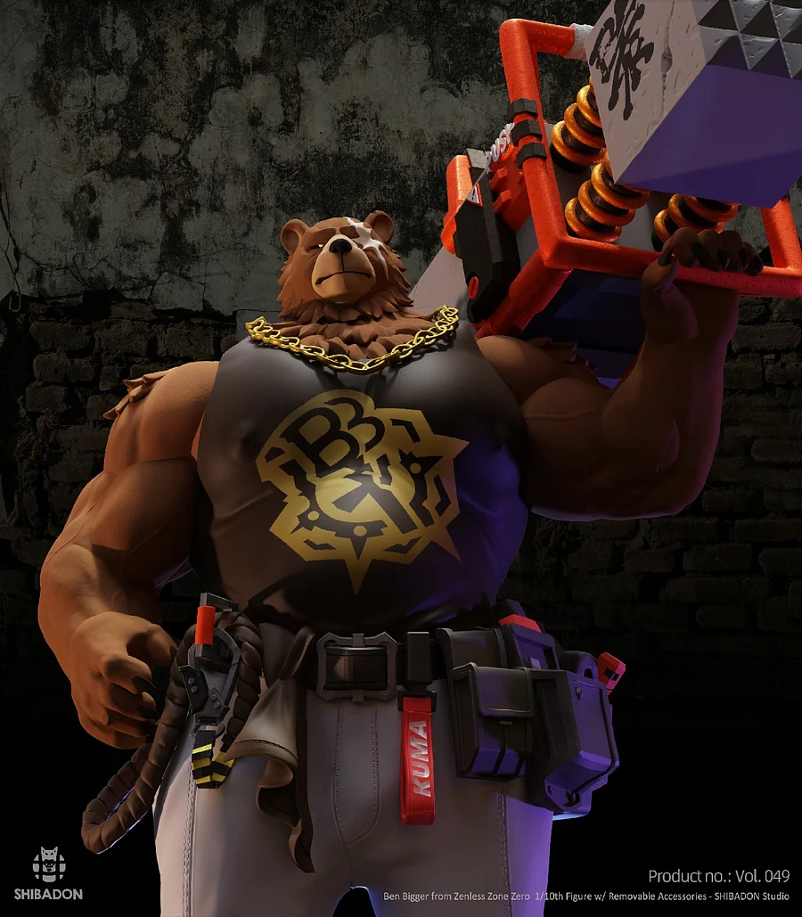 Shibadon Studio - Zenless Zone Zero Ben Bigger 1/10 Statue(GK