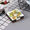 Diamond Painting PU Gnome Notecard Box with 160 Sheets Paper Note Holder