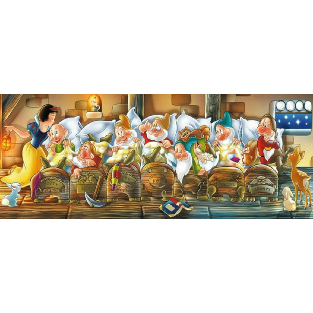 

100*50CM - Round Drill Diamond Painting - Cartoon (Big Size), 501 Original