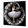 (Pre-Framed)Ballet Girl-Special Shape Diamond Painting Kit(30x30cm)