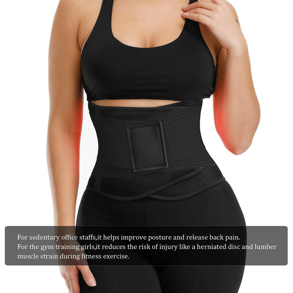 

Plus Size Fitness Postpartum Waist Belt Slimming Shapewear, Black, 501 Original