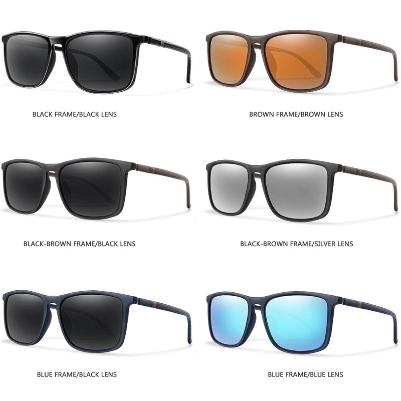 Minimalist Geometric Pc Square Full Frame Men’s Sunglasses