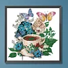 Diamond Painting-DIY Crystal Rhinestone Kaffe Butterfly
