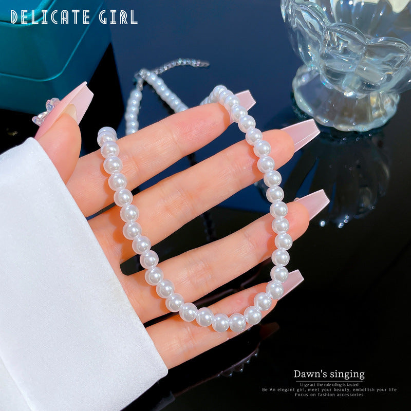 Moon Geometric Stainless Steel Electroplating Necklaces