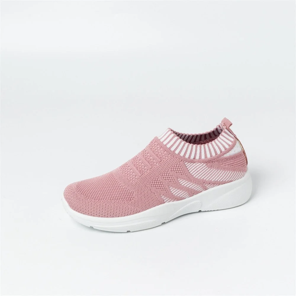 Women Vulcanized Shoes High Quality Women Sneakers Slip On Flats Shoes Women Loafers  Walking Flat  shoes