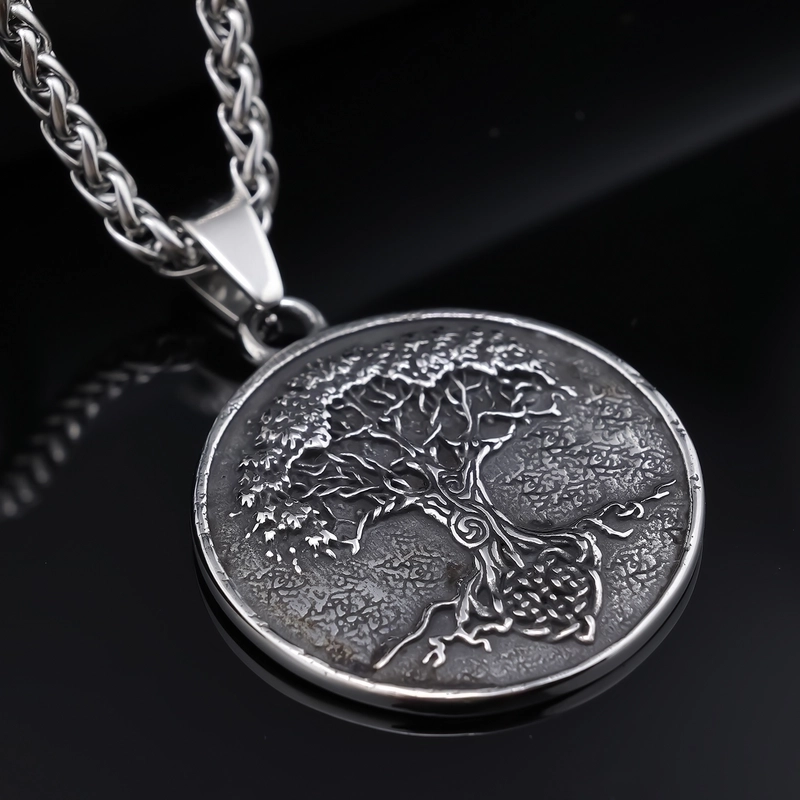 Retro Punk Tree 304 Stainless Steel Men’S