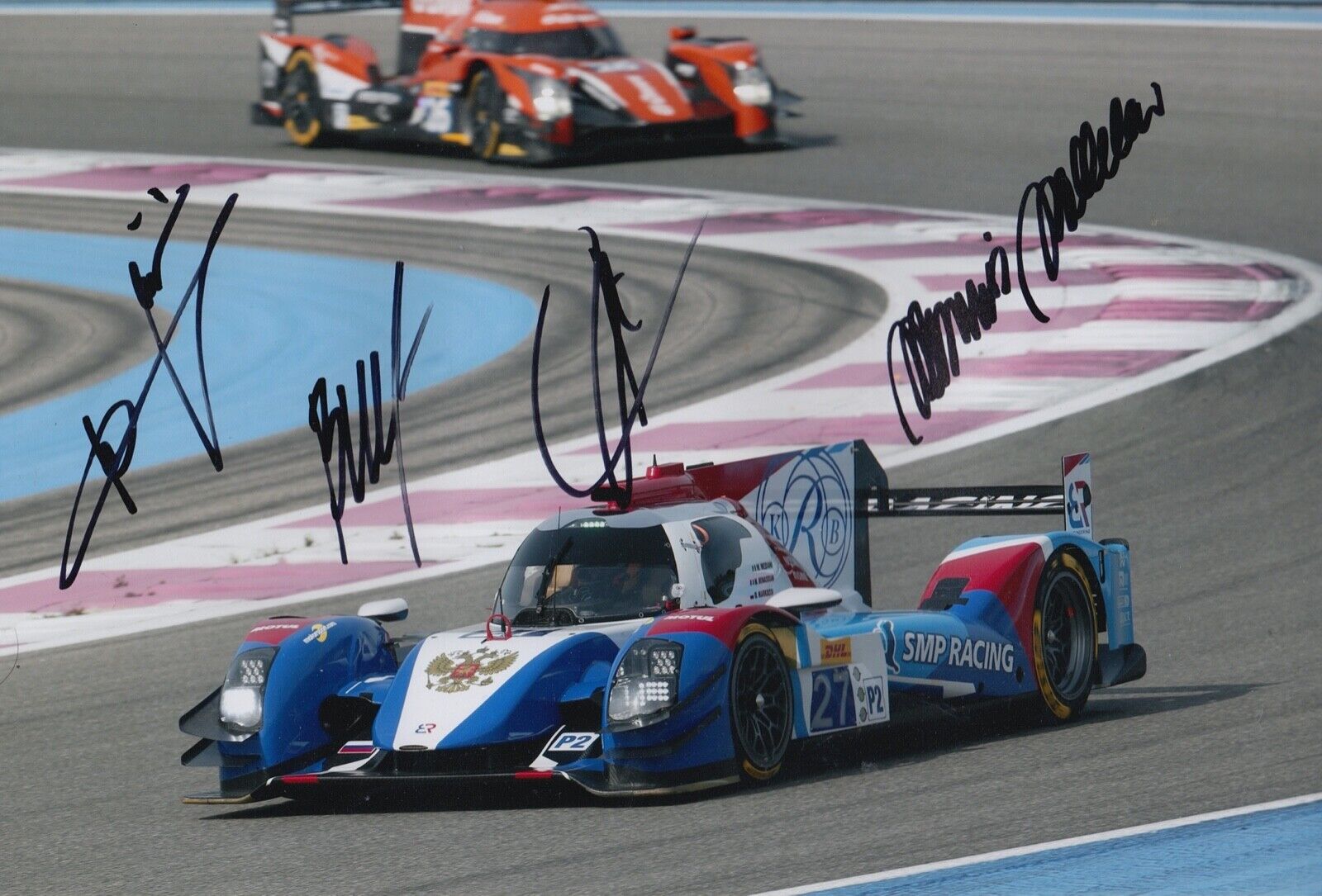 SMP Racing Hand Signed 12x8 Photo Poster painting - Le Mans Autograph.