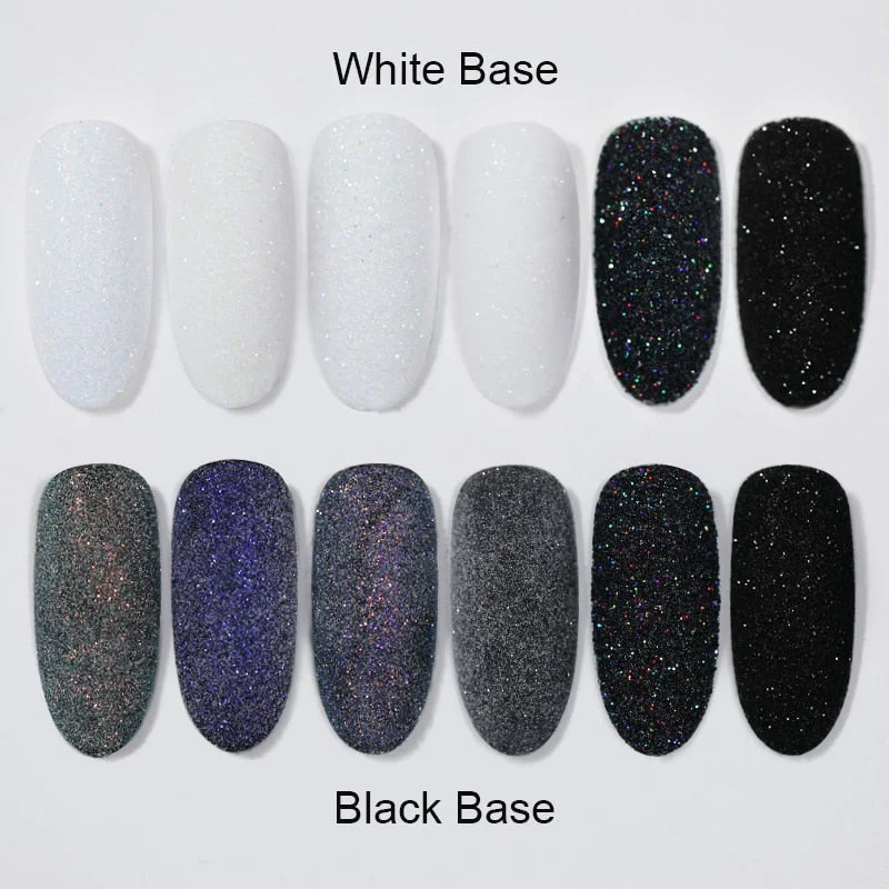 Sugar  Nail Powder Hair Wool Shining Nail Art Glitter Dust Pigment DIY Nail Art Decoration-Nail Inspo