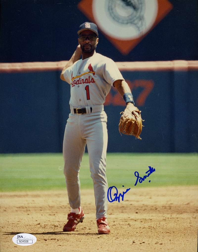 Ozzie Smith Jsa Cert 1/1 Original Image 8x10 Photo Poster painting Authentic Autograph