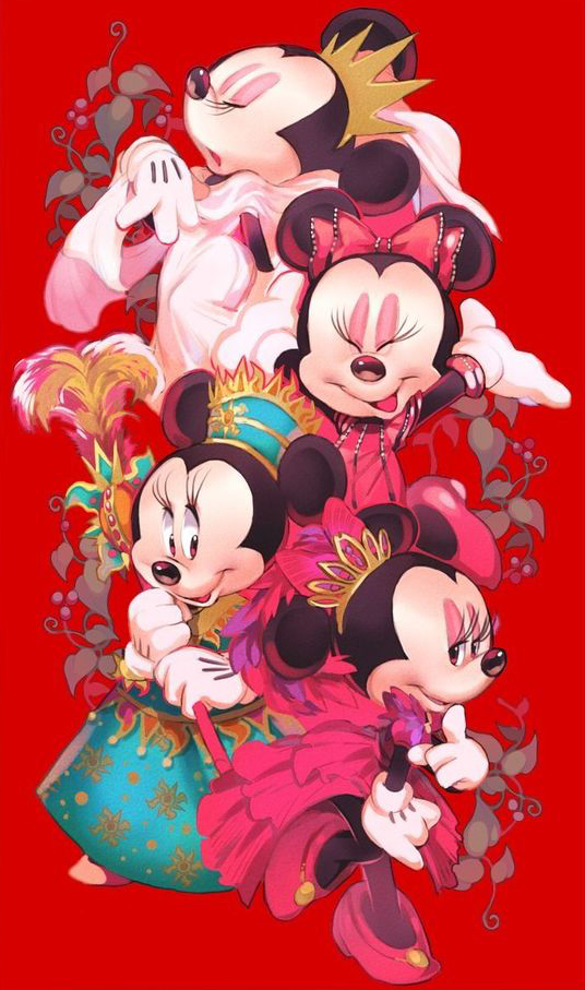 Disney Cartoon Mickey 30*70CM(Canvas) Full Round Drill Diamond Painting gbfke
