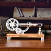 Startable single cylinder alloy engine Stirling engine model with motor