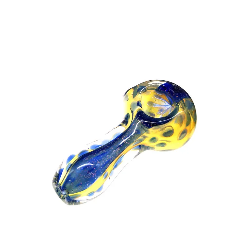 Glass Simple Fumed Spoon for Smoke with Smoker People