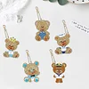 >SALE<5pcs Diamond Keychains Art Craft DIY Double-sided Kid Adult Gifts (YSGJ019)