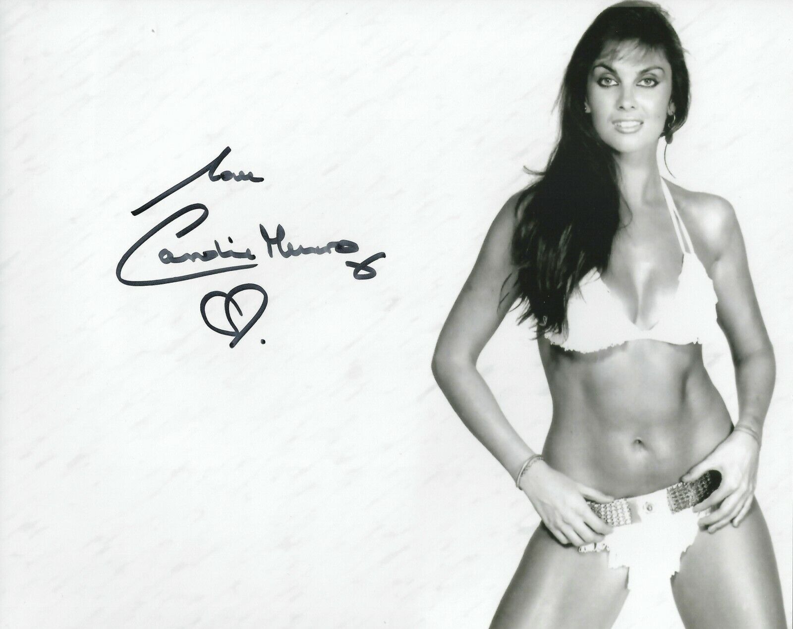 Caroline Munro autographed 8x10 Photo Poster painting COA THE SPY WHO LOVED ME 007