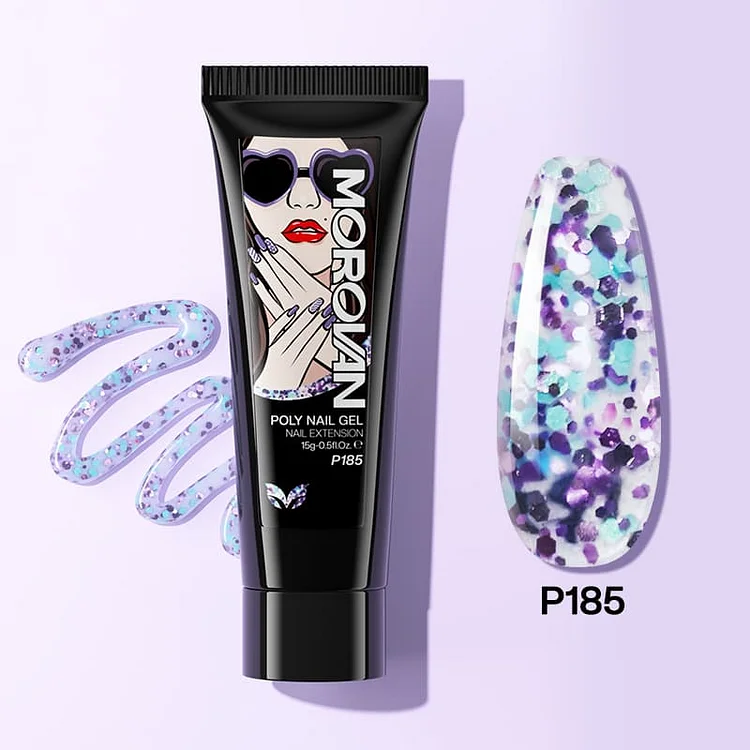 Pale Purple Platinum Glitter