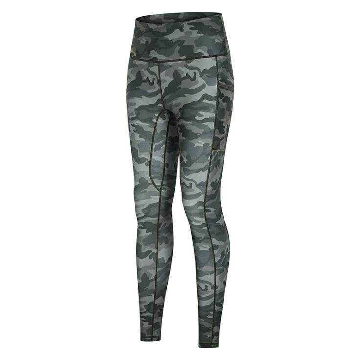 Camouflage Pocket Fitness Legging Yoga Pants - Chicaggo