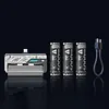 【3C CERTIFIE】Detachable Charging Module &ndash; 22.5W Fast Charging, 5000mAh Battery. Equipped with Replaceable Battery and Dual Type-C/Lightning Plugs, and Allowed on Planes