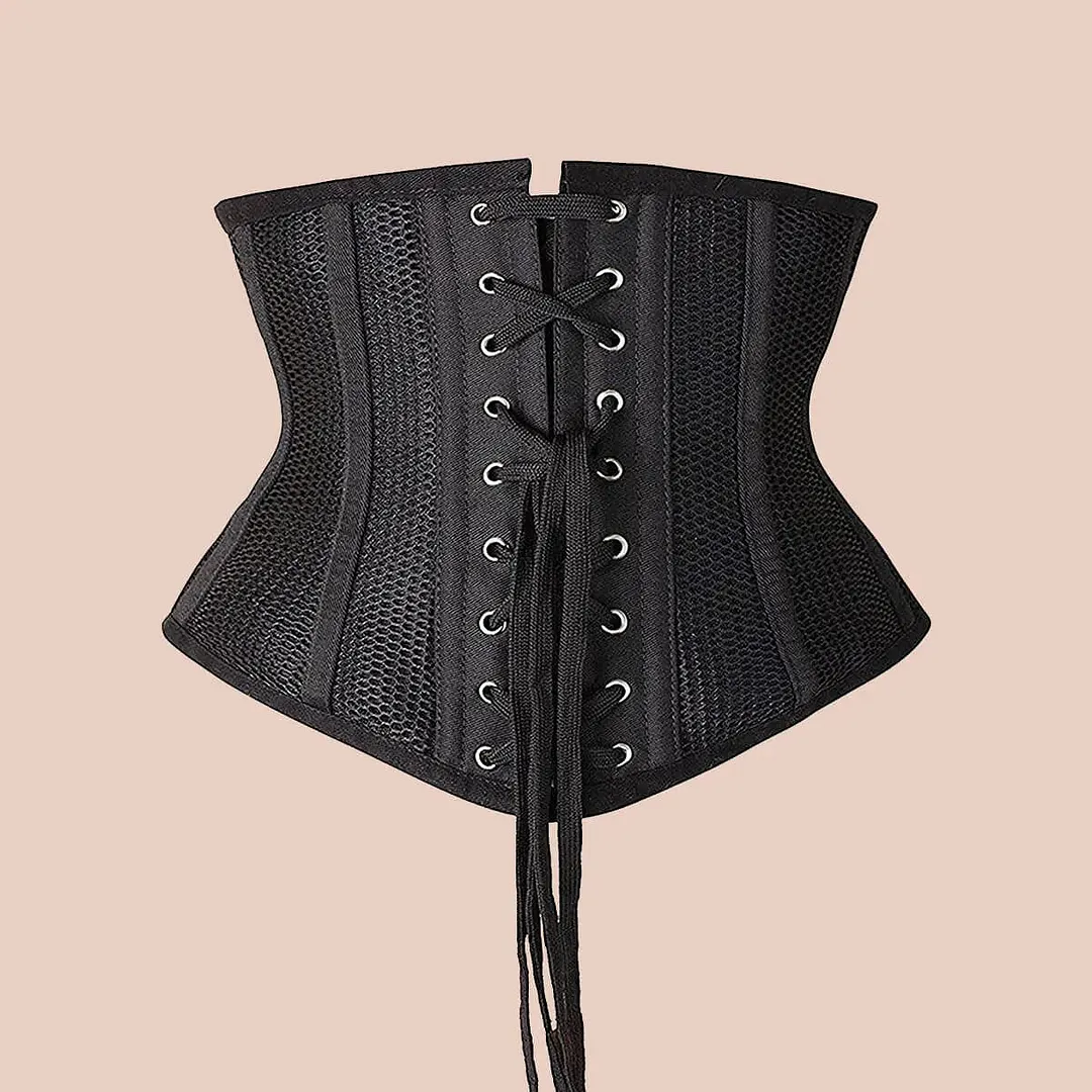  Short Torso Underbust Waist Training Corset Hourglass Body Shaper