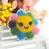 Sunflower Beaded Counted Cross Stitch Ornament Kit Cross Stitch Bead Keychain (B)