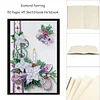 DIY Special Shaped Drills Christmas A5 Notebook Diary Book 50 Pages Notebook Kit