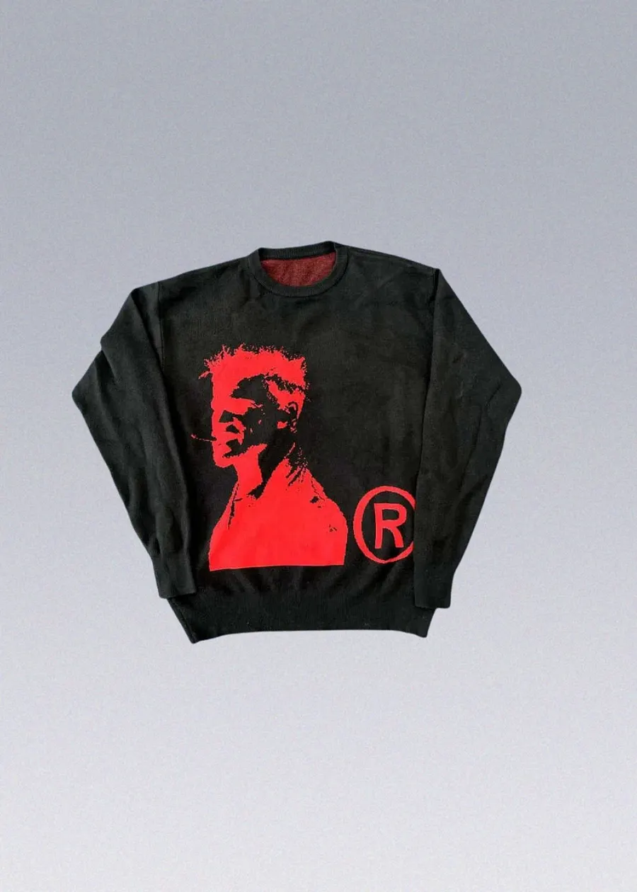 ミュージシャン vivision Now Shooting Sweatshirt Ver.1.0 Brad Pitt Joy Divizn Knit Sweater