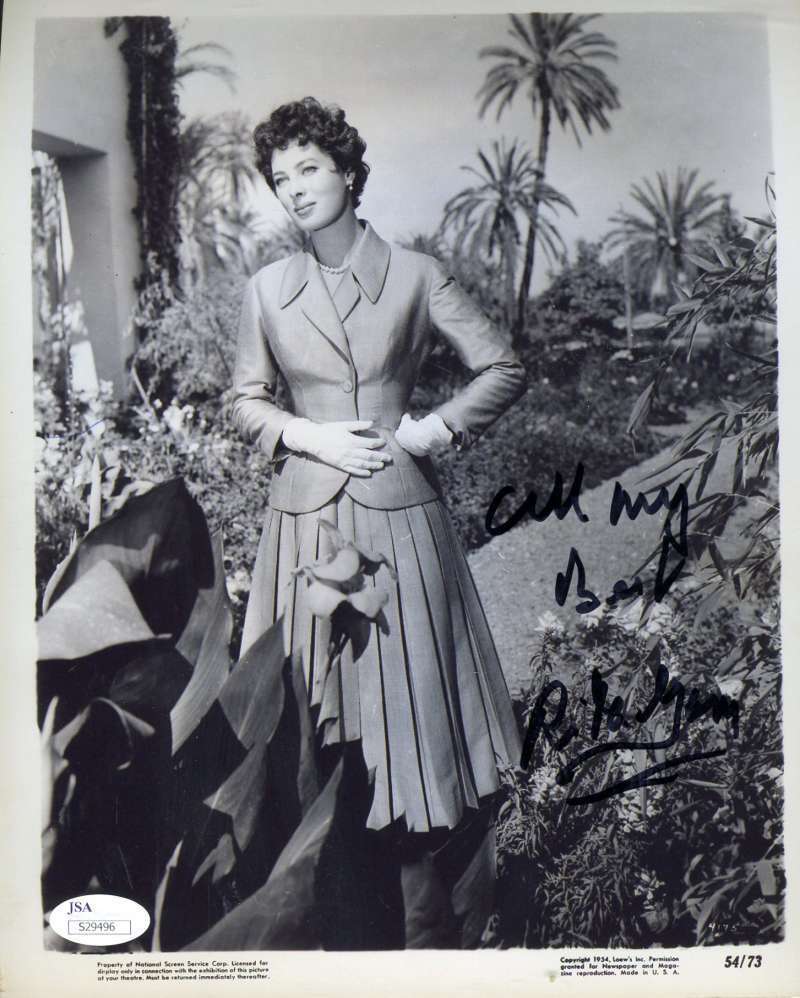 Rita Gam Jsa Coa Hand Signed 8x10 Photo Poster painting Authenticated Autograph