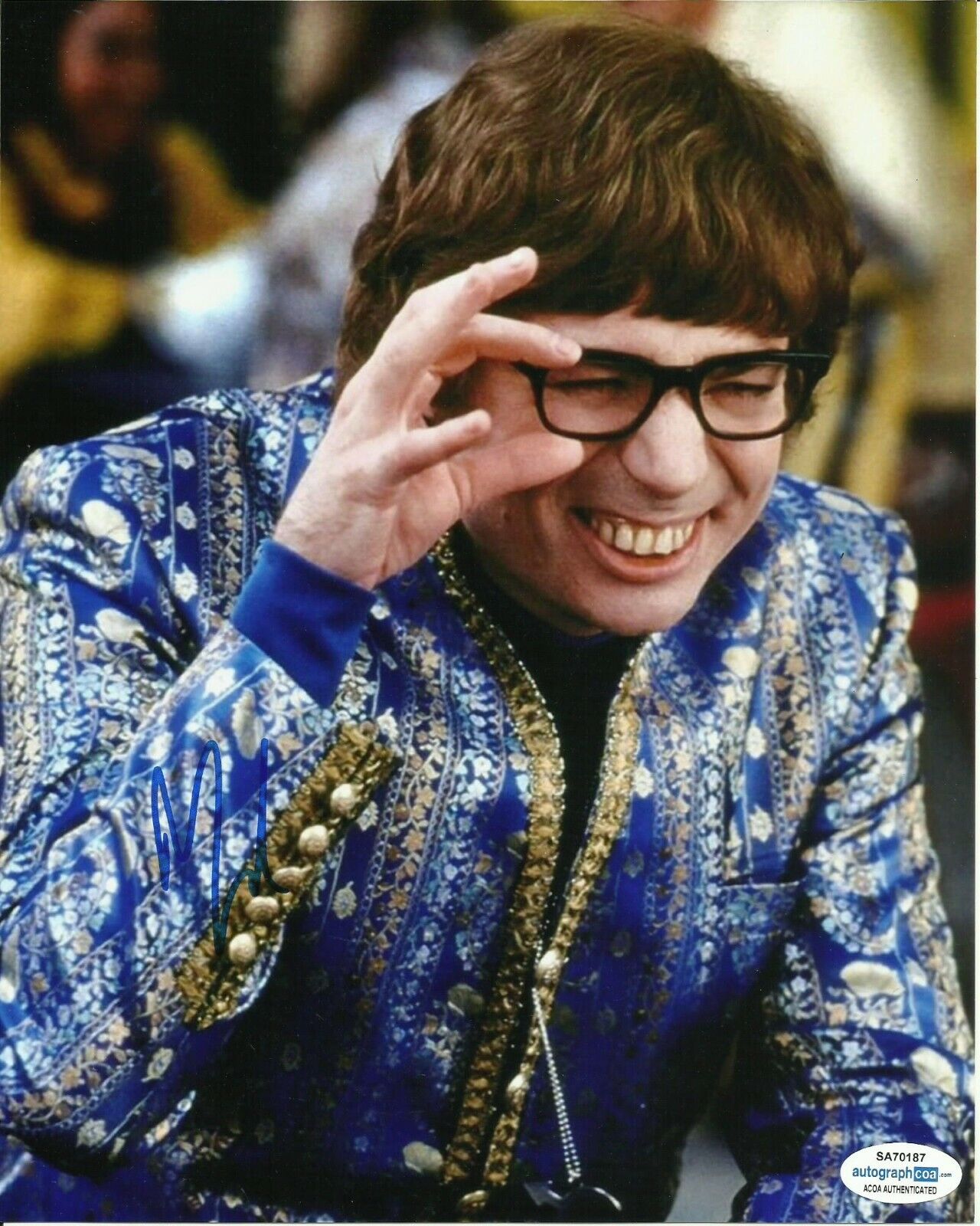 MIKE MYERS SIGNED AUSTIN POWERS Photo Poster painting UACC REG 242 (2) ALSO ACOA CERTIFIED