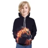 Kid Boy Speed and Passion Tunnel Fashion Loose Hoodie