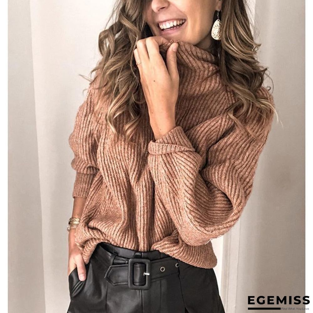 High Neck Winter Casual Sweaters | EGEMISS