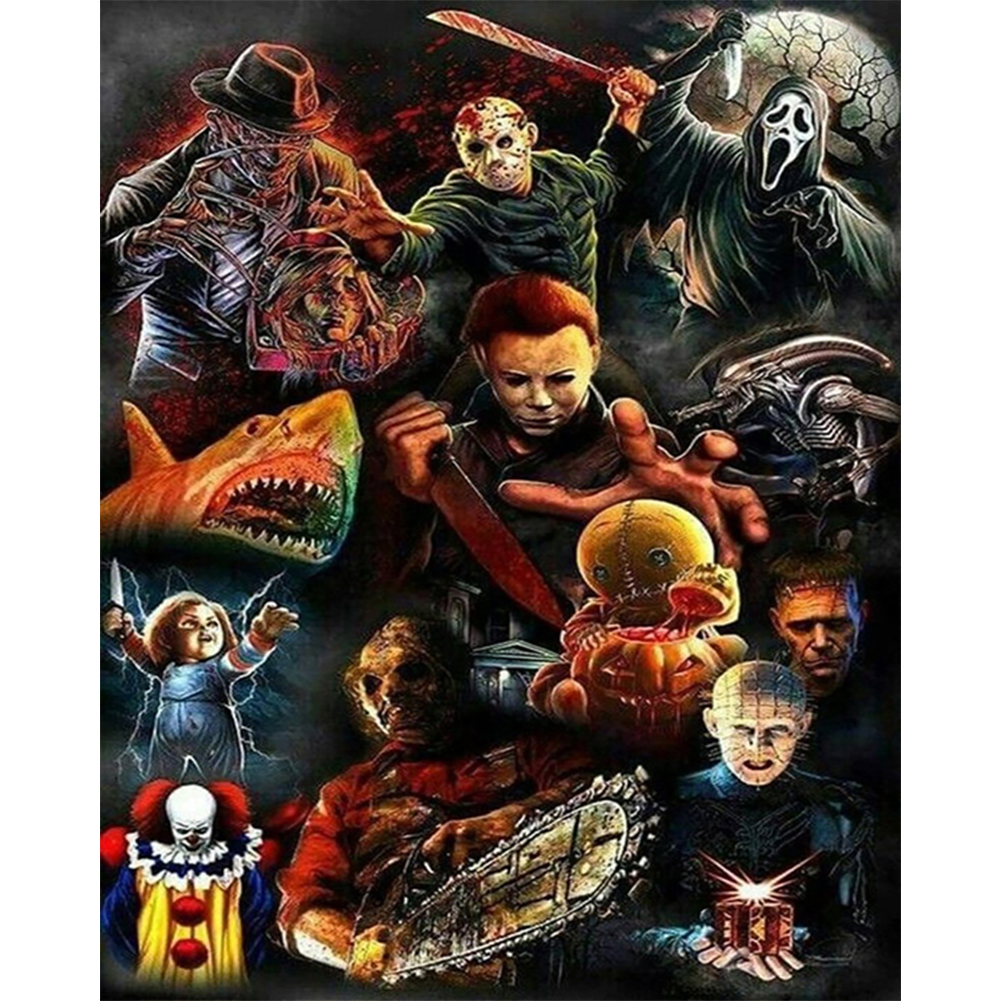

Horror Figure - Square Drill Diamond Painting - 40*50CM, 501 Original