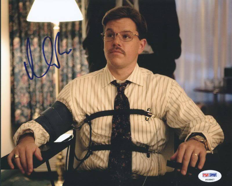 Matt Damon The Informant Signed Authentic 8X10 Photo Poster painting Autographed PSA/DNA #P33967