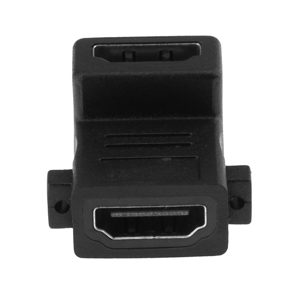 

4Kx2K 2.0V HDMI-compatible Female To Female Adapter 90 Degree Port Connector Plug, 501 Original