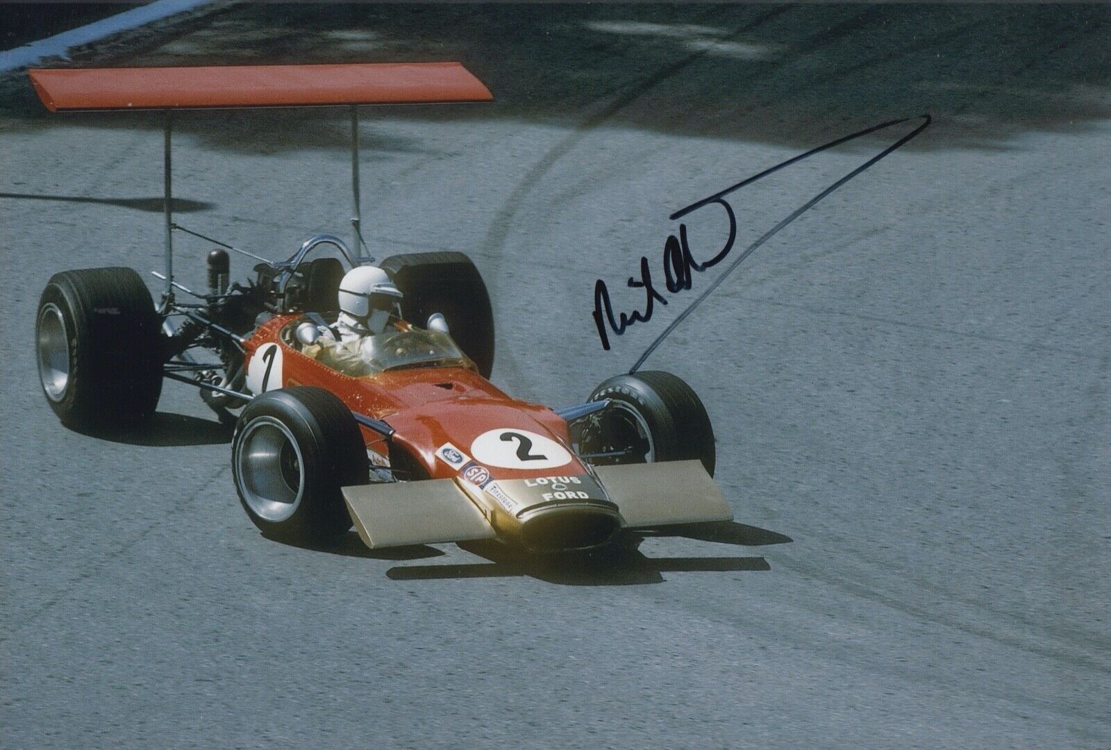 Richard Attwood Hand Signed 12x8 Photo Poster painting F1 Autograph Lotus 5