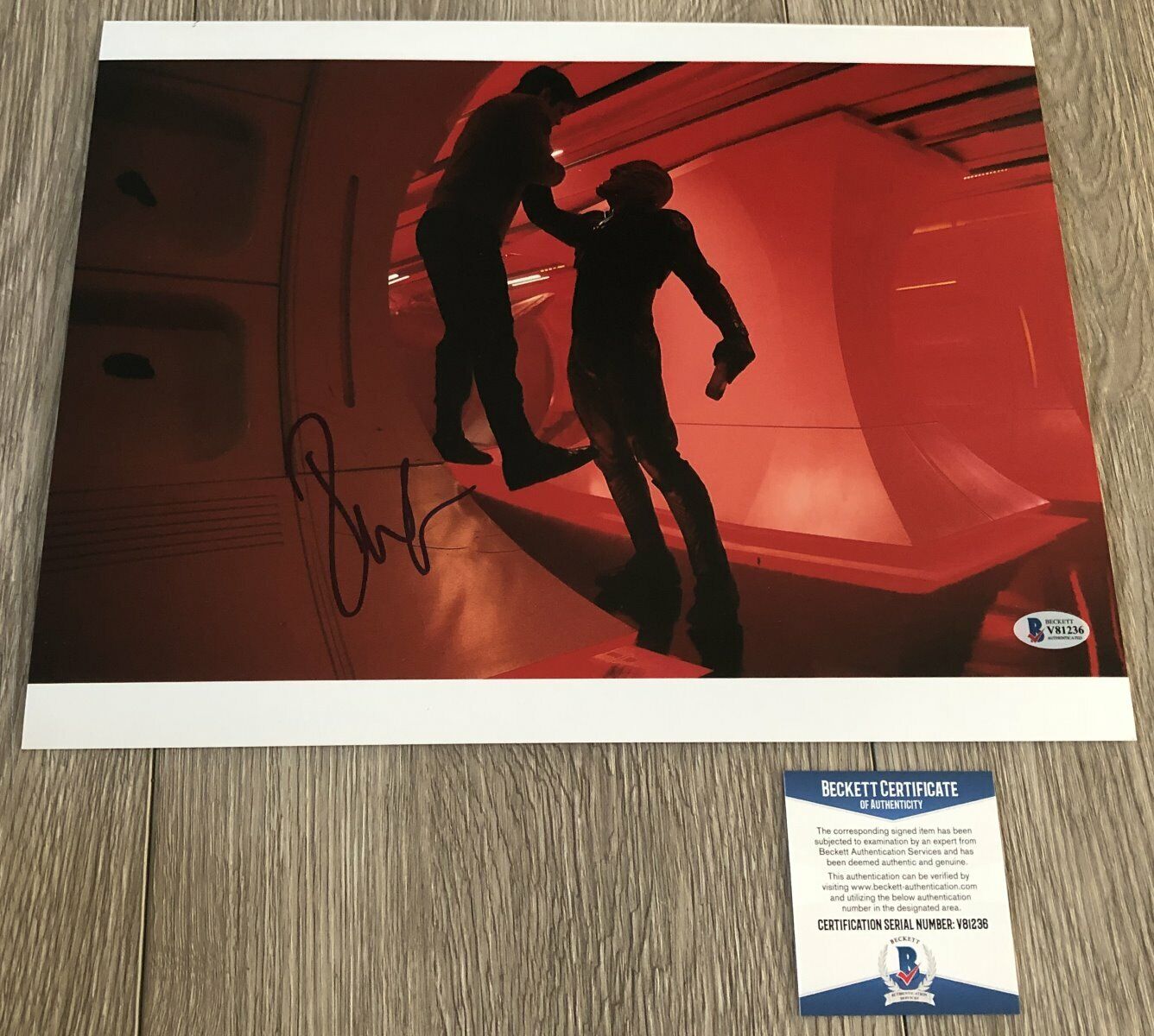 IDRIS ELBA SIGNED STAR TREK BEYOND 11x14 Photo Poster painting w/EXACT PROOF & BECKETT BAS COA