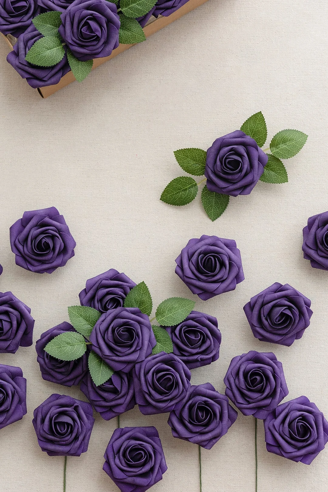 3" Foam Rose with Stem - 56 Colors