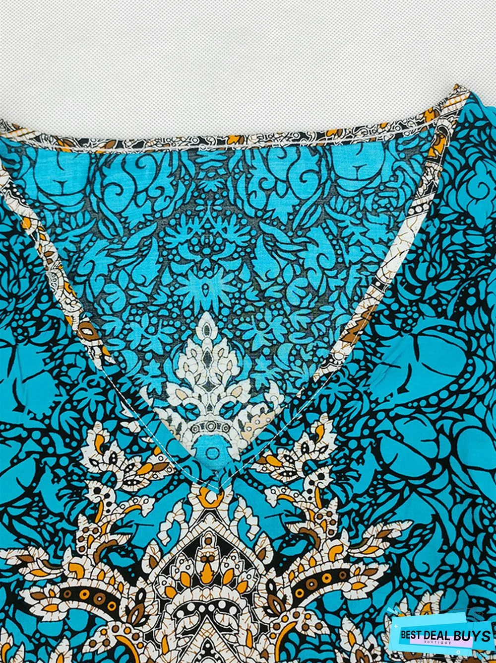 Women's Print Skirt Plus Size Loose Robe Seaside Holiday Dress