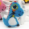 Bead Embroidery - Dinosaur Beaded Counted Cross Stitch Keyring
