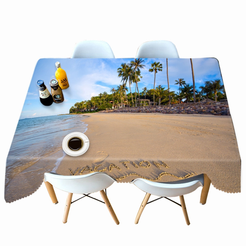 

Sunset Seascape - 3D Tablecloth, 140*180cm, 501 Original