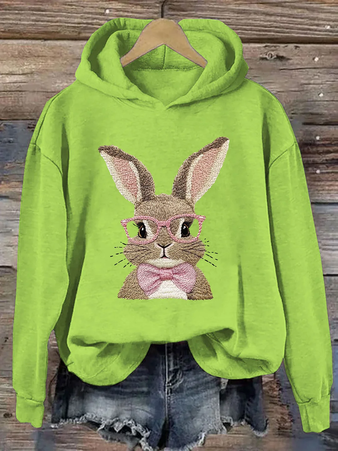 Retro Easter Bunny Hoodie