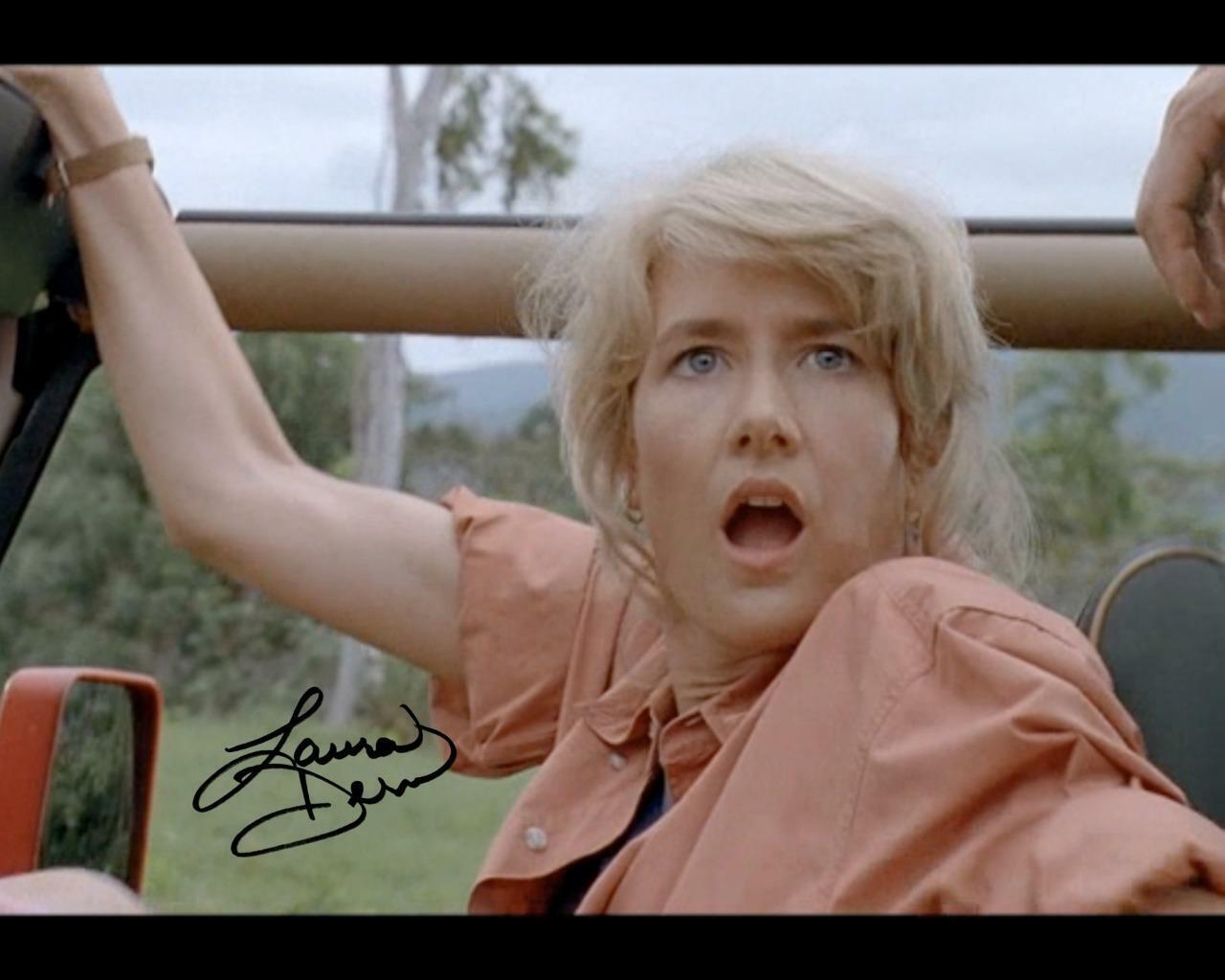 Laura Dern Jurassick Park 1993 SIGNED AUTOGRAPHED 10 X 8