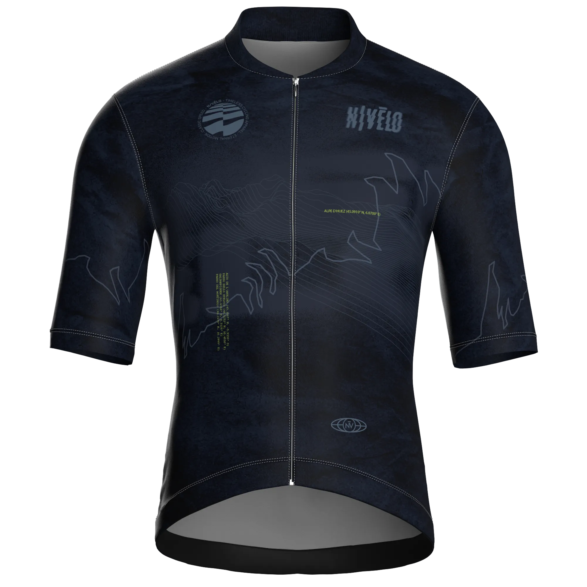 Summit Slate Jersey – Cycling Short Sleeve Race Fit