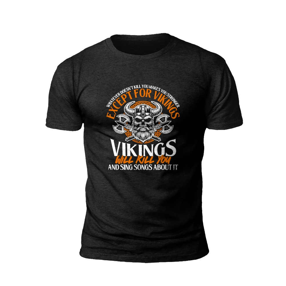 Viking Humor: A Song of Strength and Laughter T-shirt