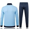 Joyfball 2024/2025 Argentina Long Zipped Jacket Baby Blue Football Jersey 1:1 Thai Quality （Vintage style）